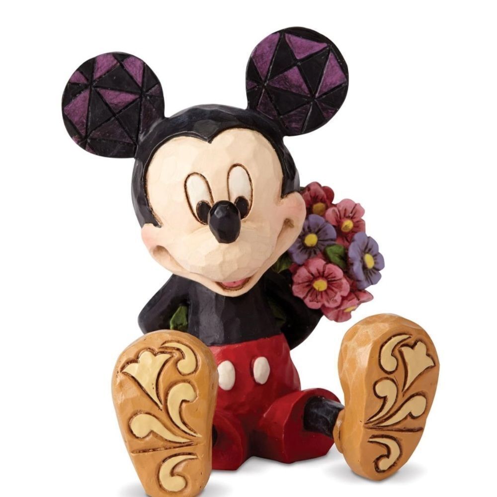 Disney Traditions Mickey Mouse Stone Resin Figurine, 2.75" by Jim Shore